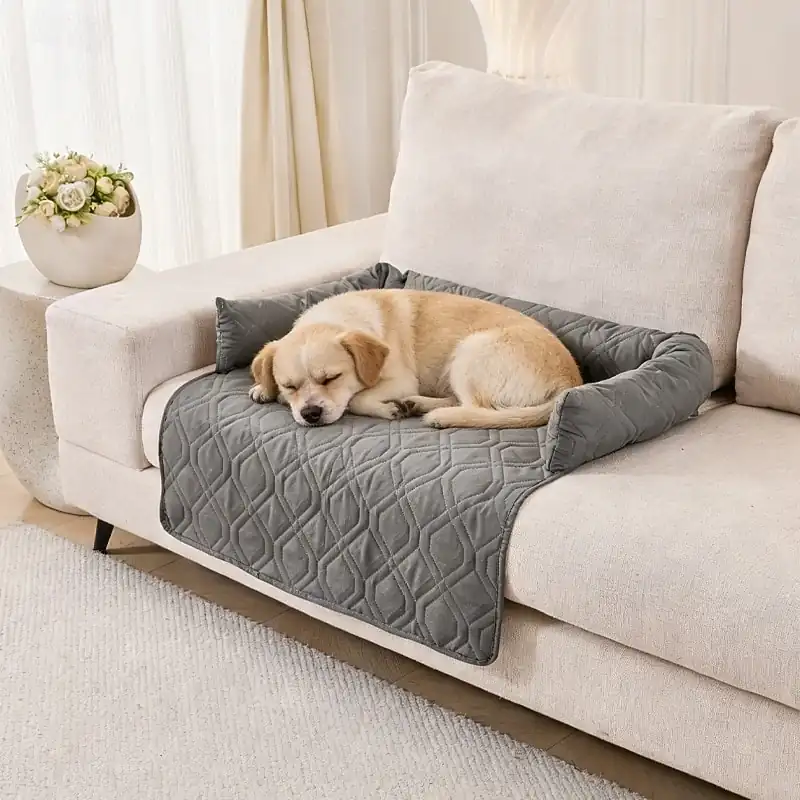 100% Waterproof Dog Couch Cover Sofa Protector, Scratch-Resistant Heavy Duty Pet Bed Mat for Small Medium Large Dogs, Non-Slip All-Season Pad - €