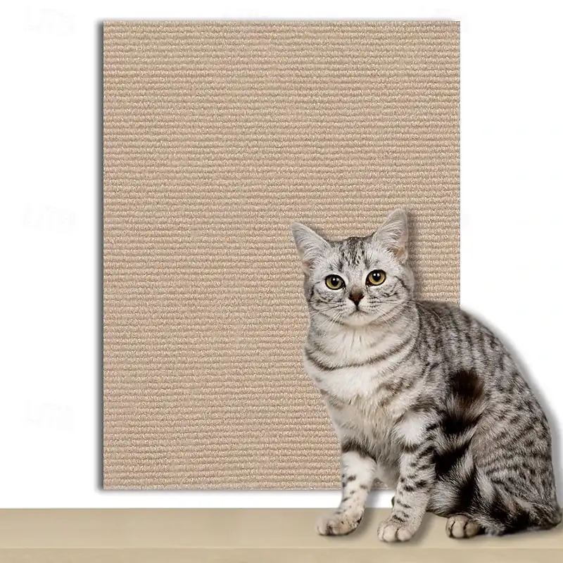 Self Adhesive Cat Scratch Mat to Protect Furniture Couch Protector from Cat Claws Scratching